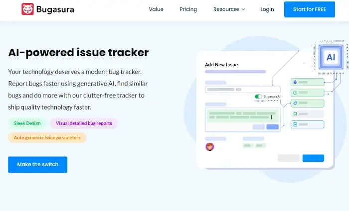 Bugasura - AI Powered Bug Tracker