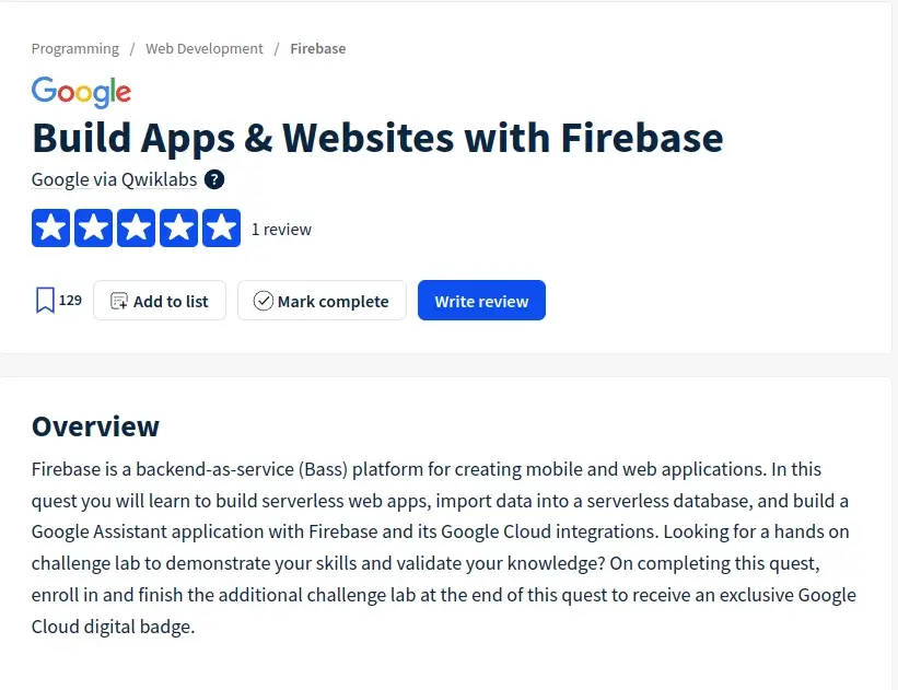 Build your First Web App with Firebase