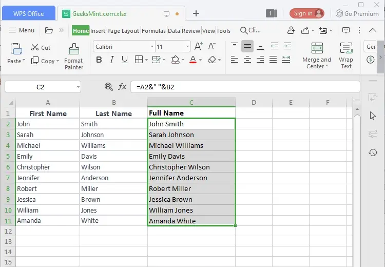 Combine Multiple Cells into One Cell