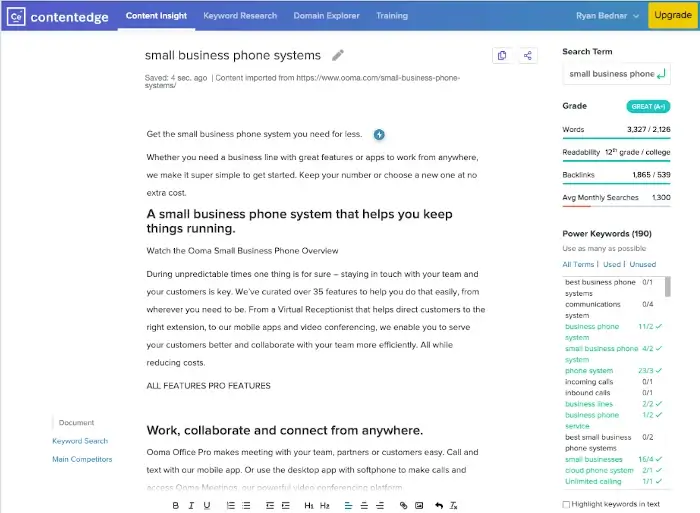 Contentedge - AI Content Generation