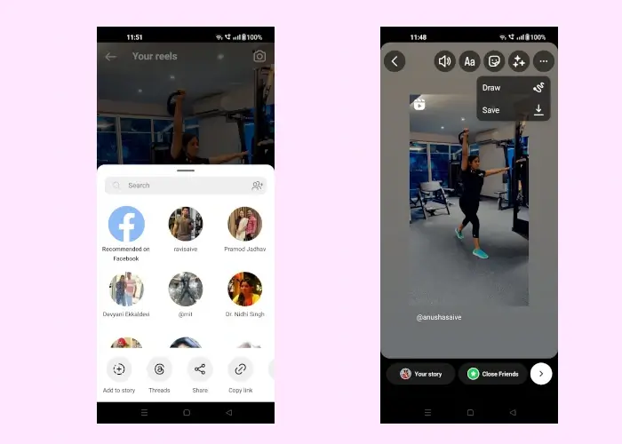 Download Instagram Reels on Android