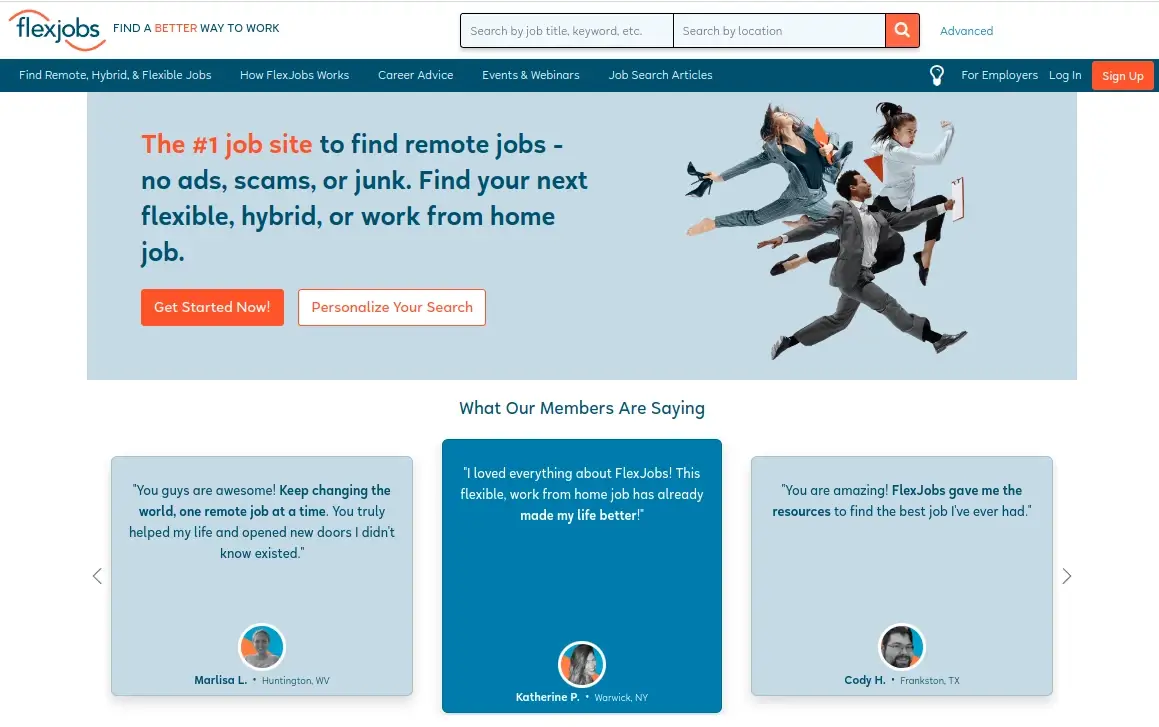 FlexJobs: Remote Jobs