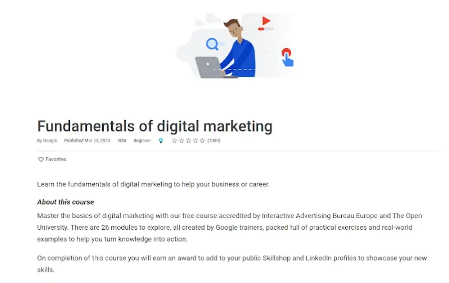 Fundamentals of Digital Marketing