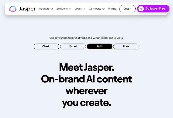 Jasper - AI Marketing Co Pilot