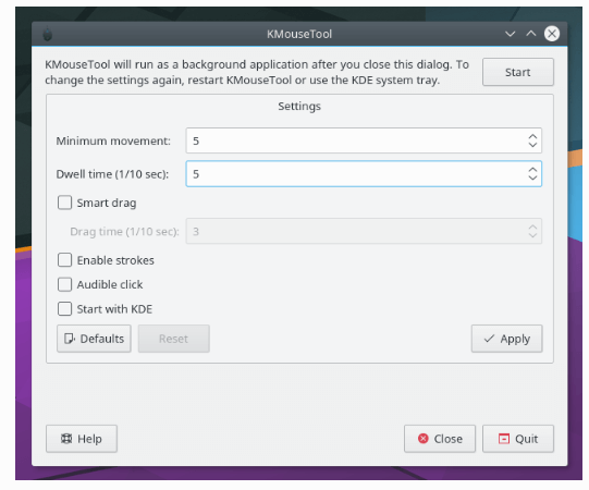 KMouseTool - Program That Clicks the Mouse