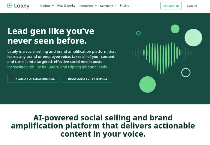 Lately - Brand Amplification Platform