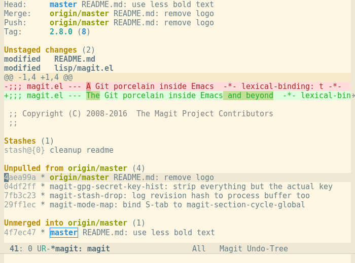 Magit - Git Porcelain Inside Emacs