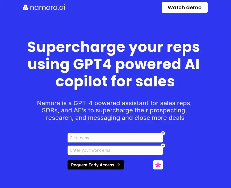 Namora - Assistant For Sales Teams