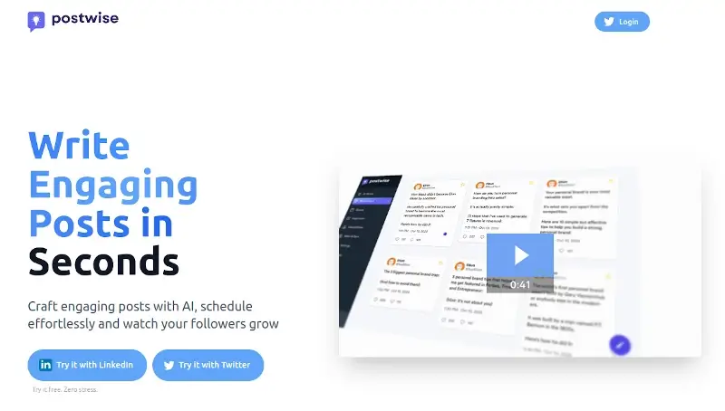 Postwise - Schedule and Grow with Twitter AI