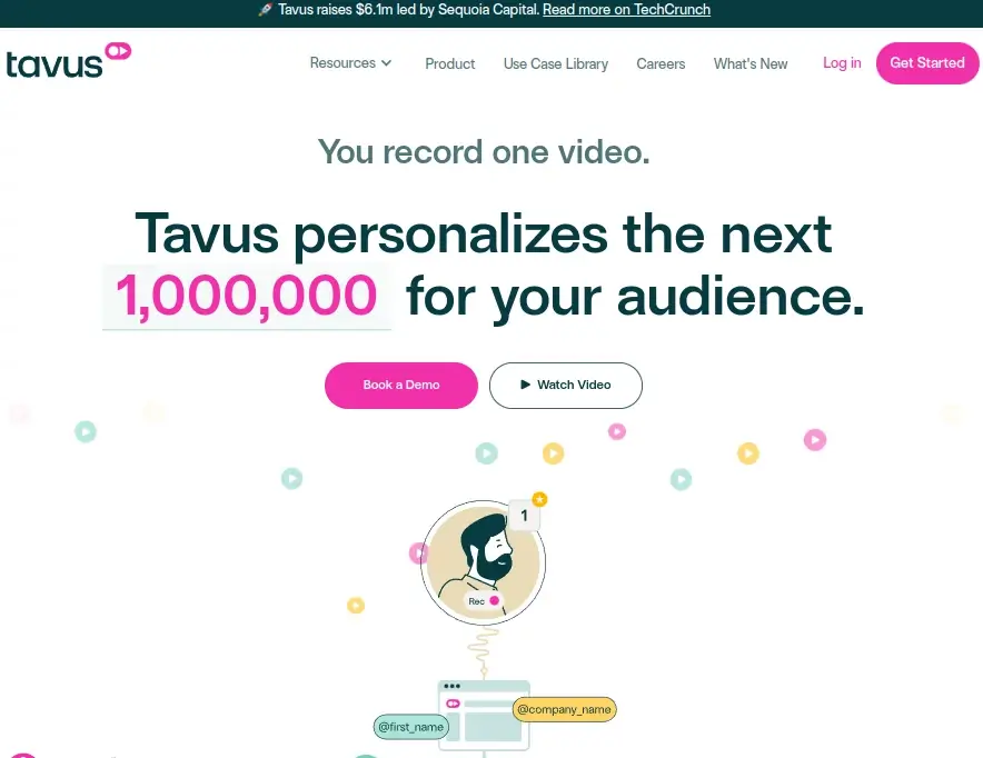 Tavus - AI Video Personalization Platform