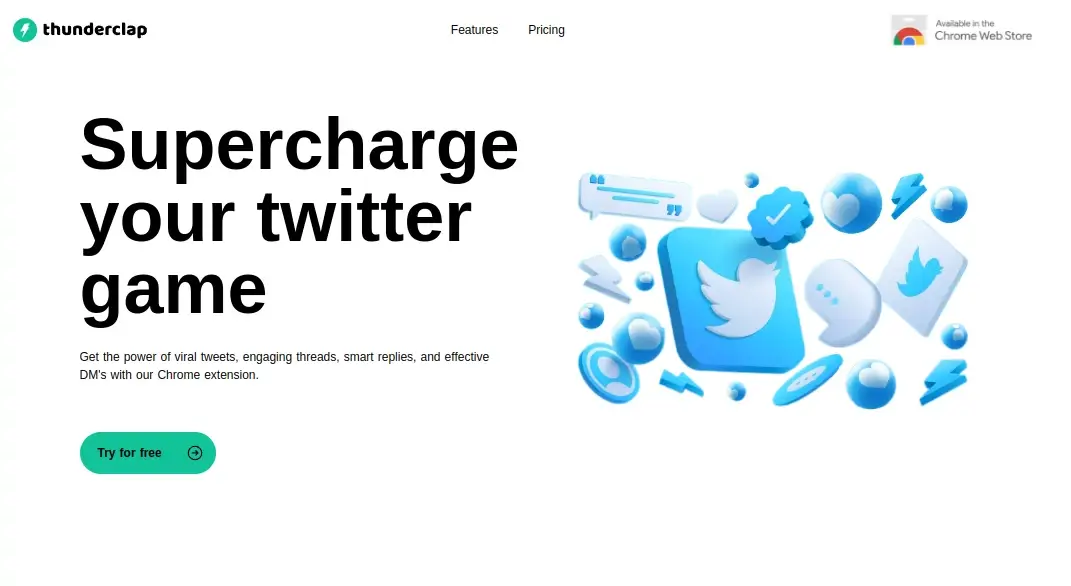 ThunderClap - Supercharge Twitter with AI