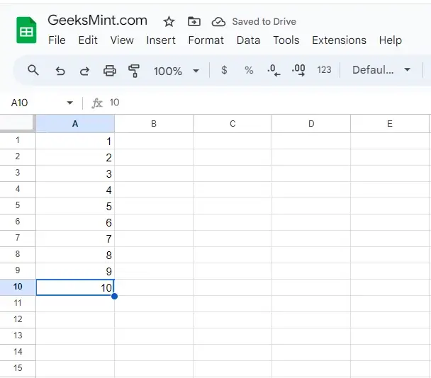 Using SEQUENCE() Function