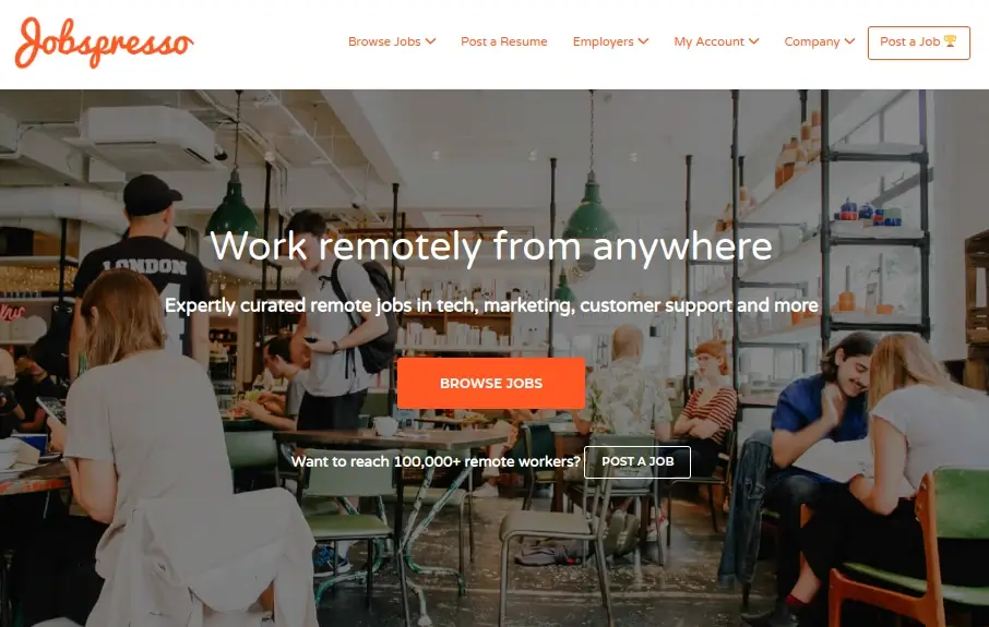 Jobspresso - Find High-Quality Remote Jobs