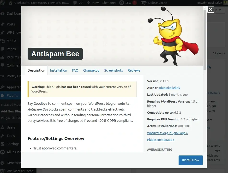 Antispam Bee Plugin