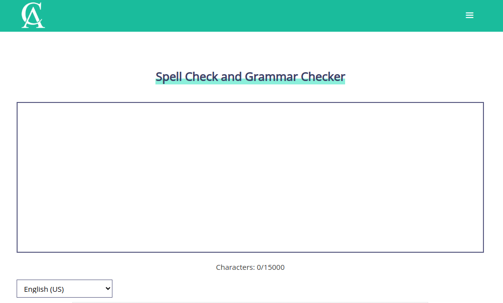 Corrector App - Grammar Checker