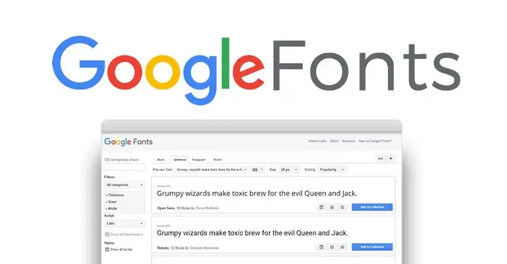 Google Font for Website