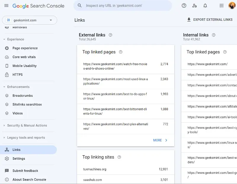 Google Search Console Tool