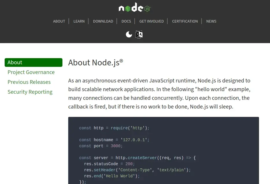 Node.JS - Back-end JavaScript Runtime Environment