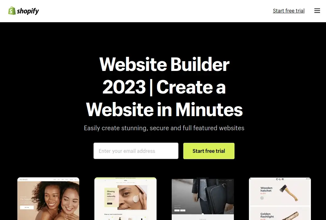 Shopify - Website Builder