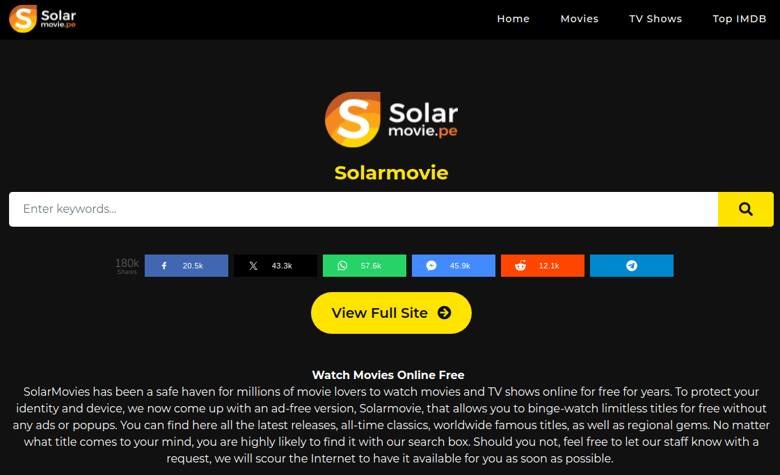 Solar Movie.pe