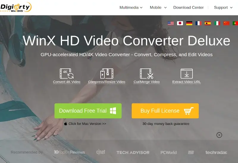 WinX HD Video Converter Deluxe