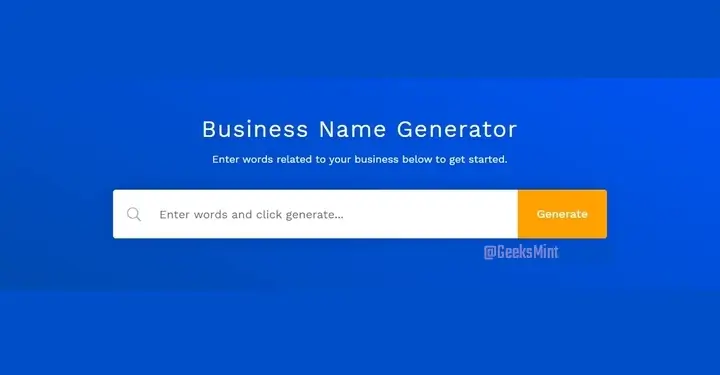 Blog and Domain Name Generators