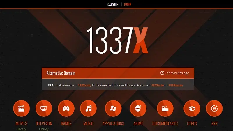 1337X - Movie Torrent Website