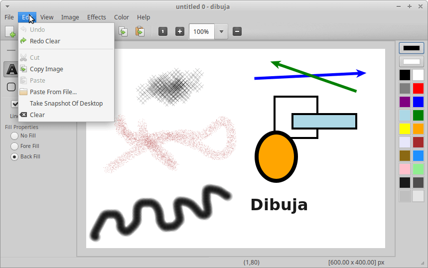 Dibuja Paint Program