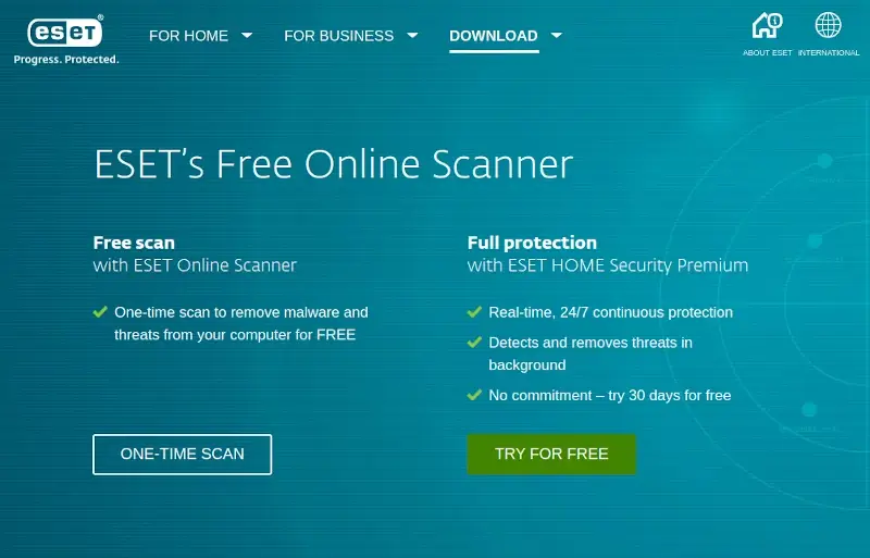 ESET Online Scanner