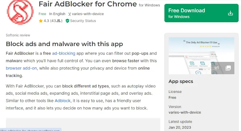 Fair AdBlocker