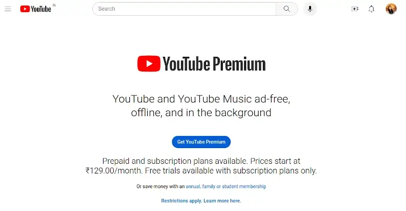 Youtube Premium