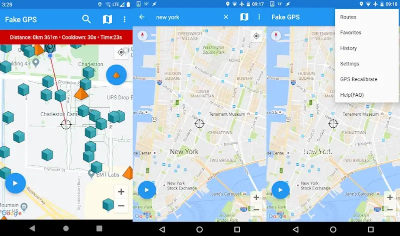 Fake GPS Joystick and Routes Go