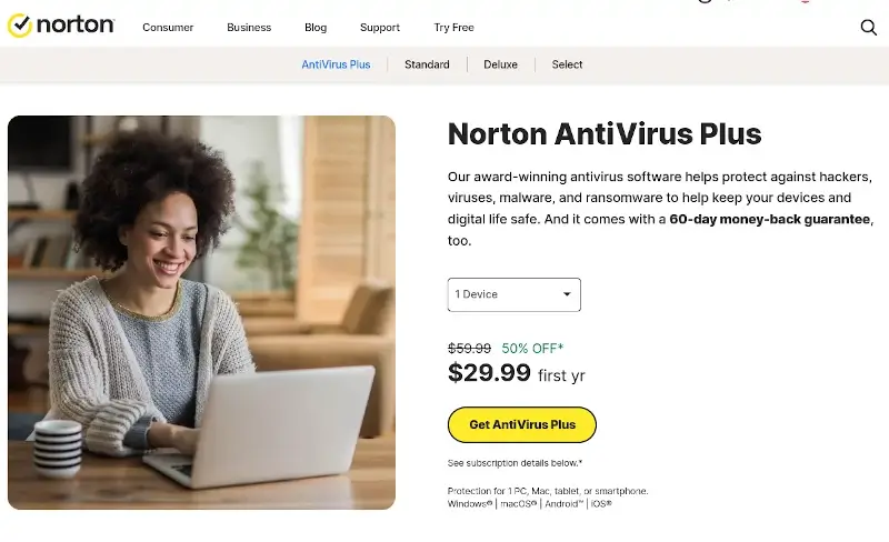 Norton AntiVirus Plus