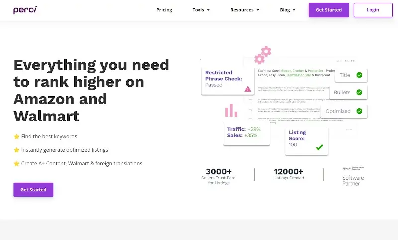Perci - Amazon Listing Optimization