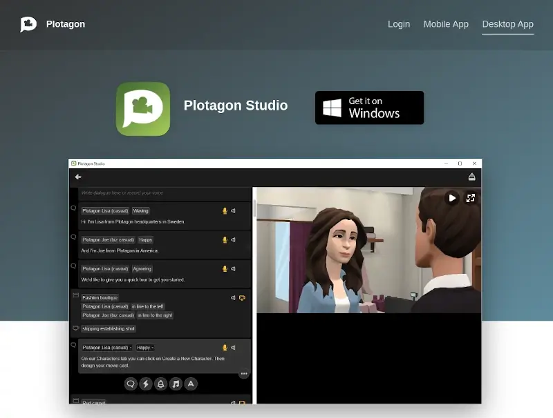 Plotagon - Ai Animation Software