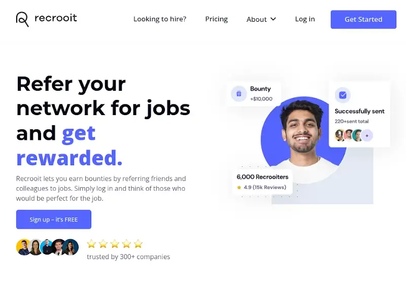 Recrooit - Referral Job Network