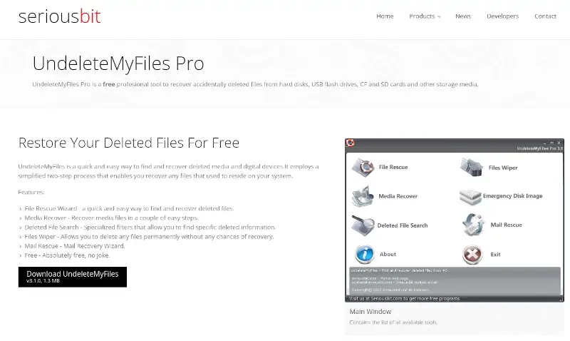 UndeleteMyFiles Pro