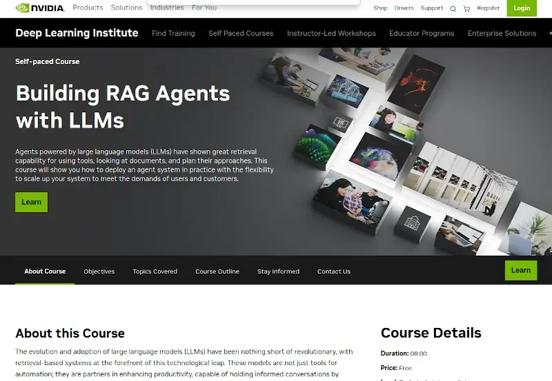 Building RAG Agents with LLMs