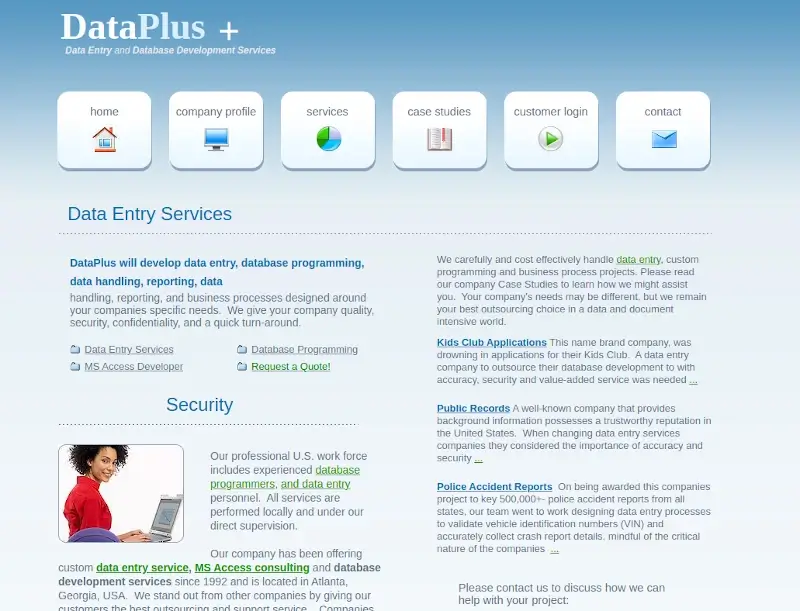 DataPlus+ - Data Entry Services