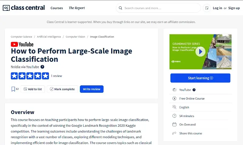 How to Perform Large-Scale Image Classification