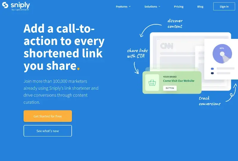 Sniply - Link Shortener